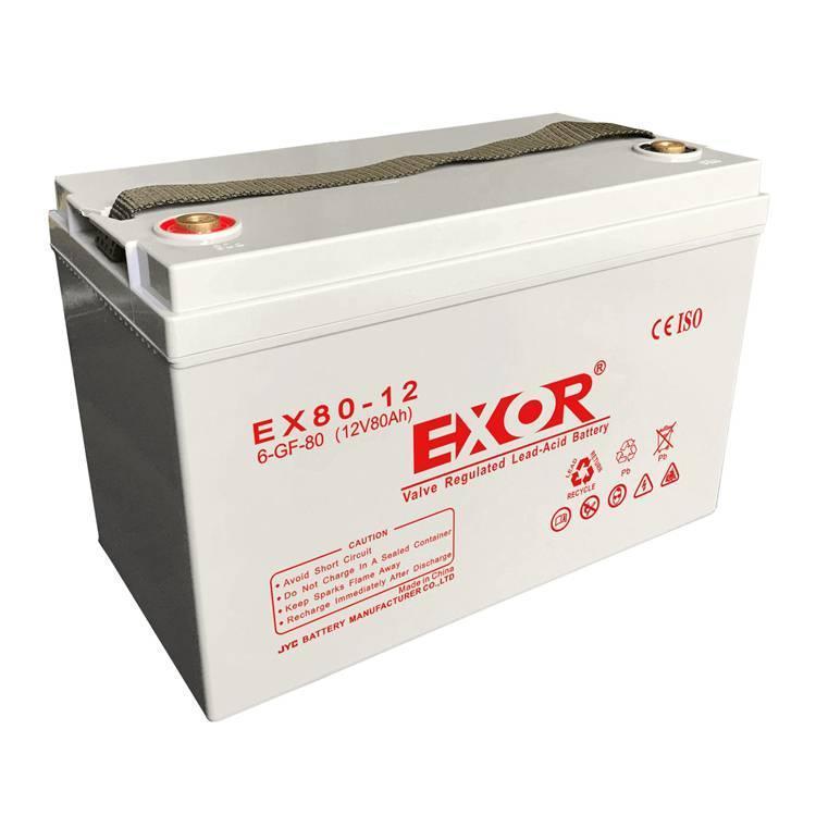 EXOR蓄电池EX80-12 12V80AH